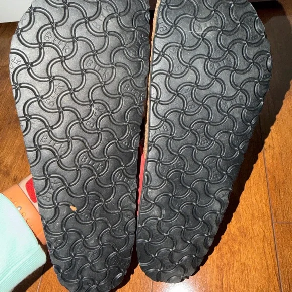 Birkenstock Red oiled leather gizeh size 41 - Picture 4 of 4